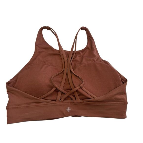 Lululemon x Soul Cycle Ride & Reflect long line high neck Sports Bra size 10 - Picture 5 of 8